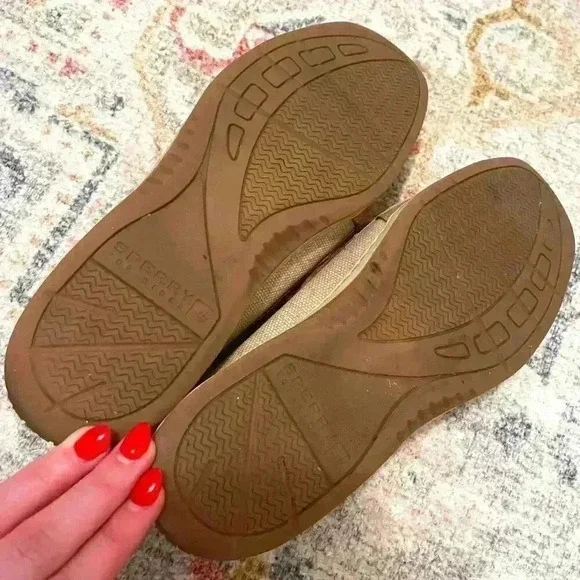 Sperry Dunefish Linen Boat Shoes - Picture 7 of 7